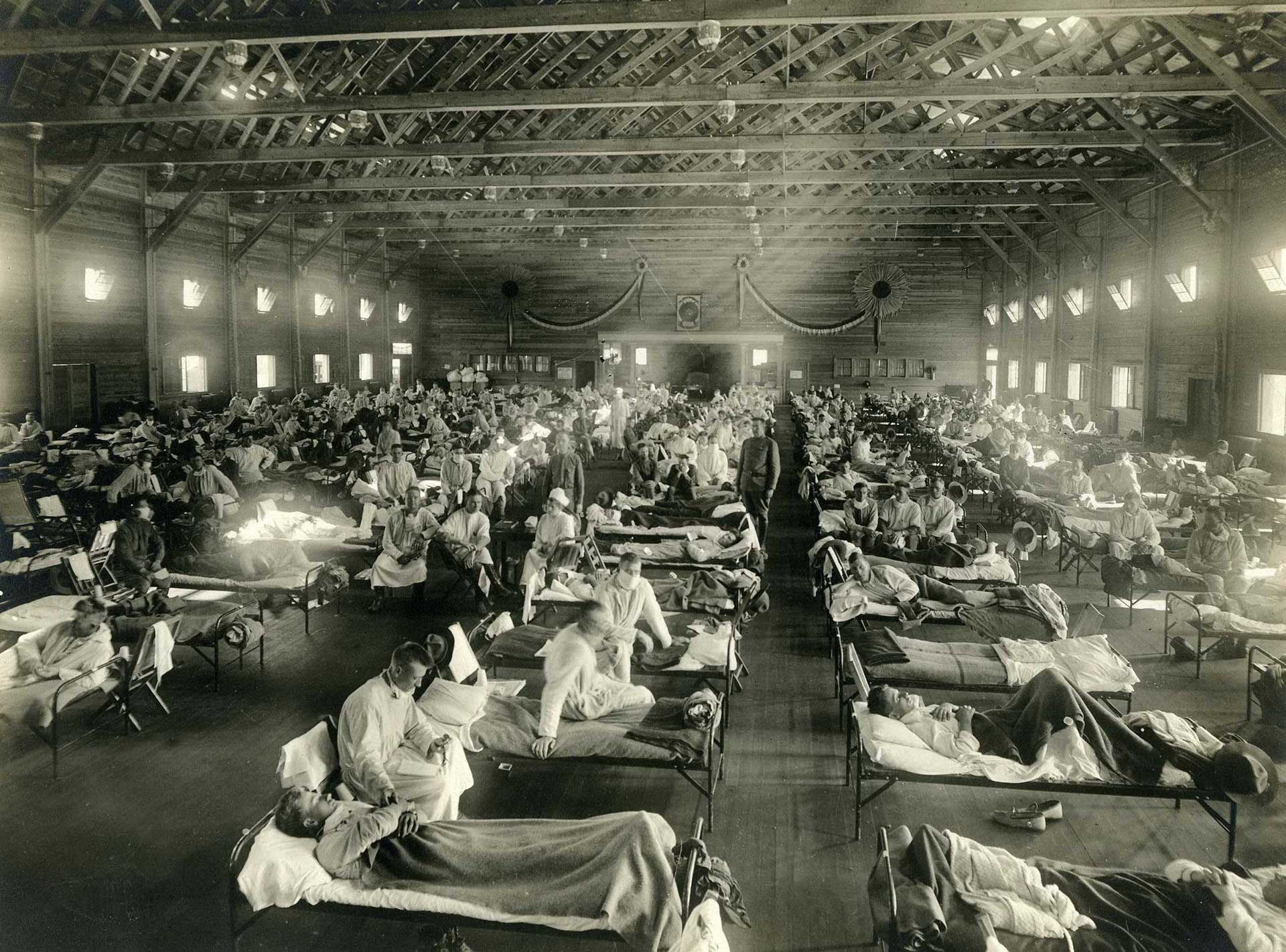 Influenza patients, 1918